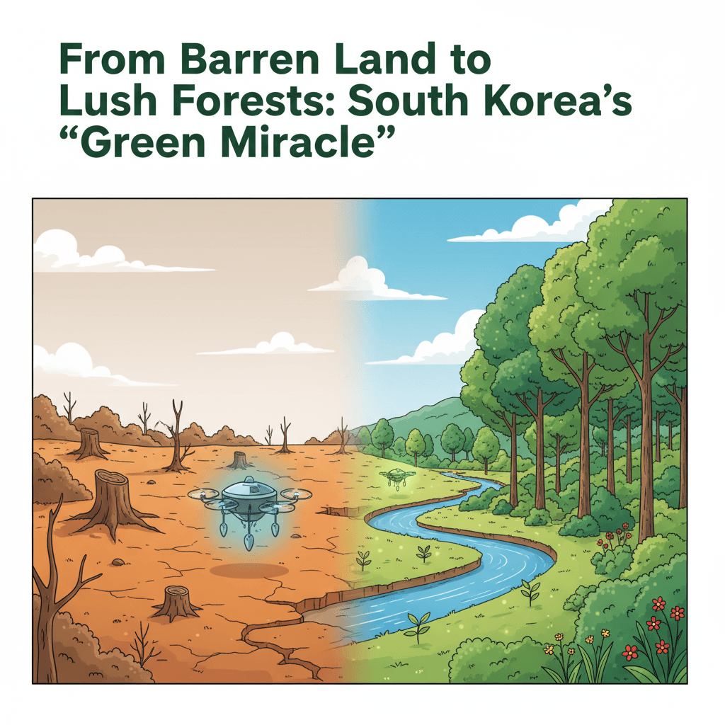 From Barren Land to Lush Forests: South Korea's 'Green Miracle'