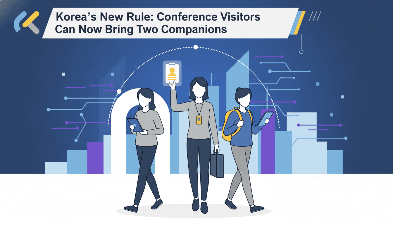 Korea's New Rule: Conference Visitors Can Now Bring Two Companions