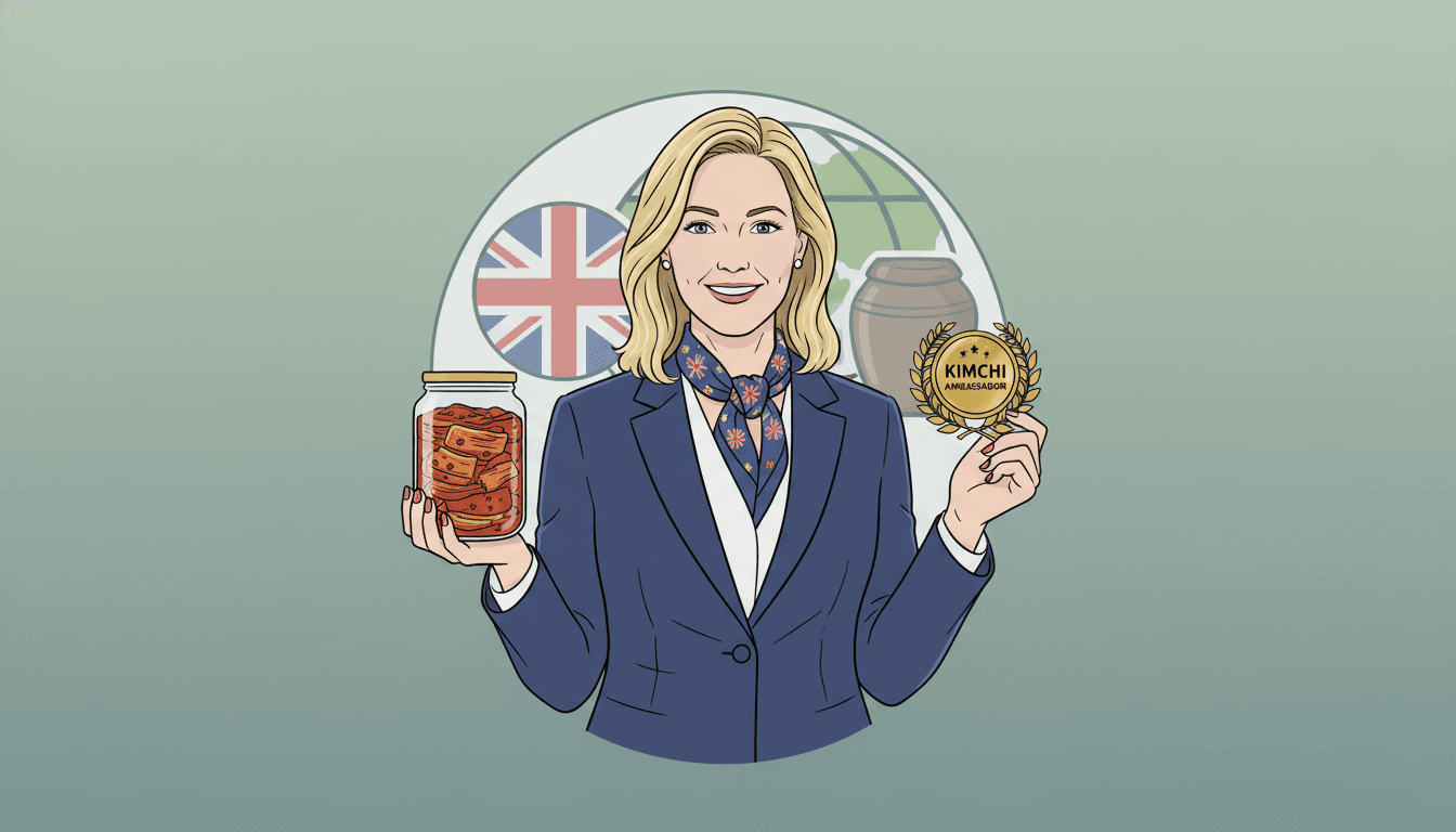 British Nutrition Expert Jo Webster Named Global Kimchi Ambassador