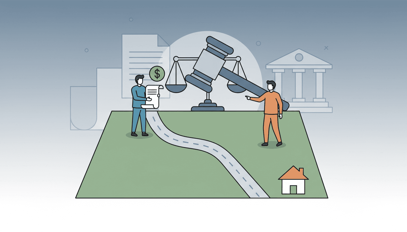 Private Land Used as a Public Road: How to Claim Compensation for Rent